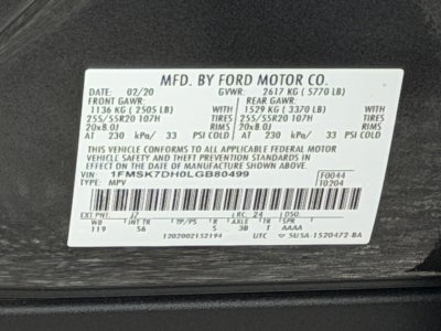 2020 Ford Explorer XLT