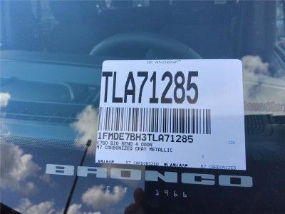 2026 Ford Bronco Big Bend