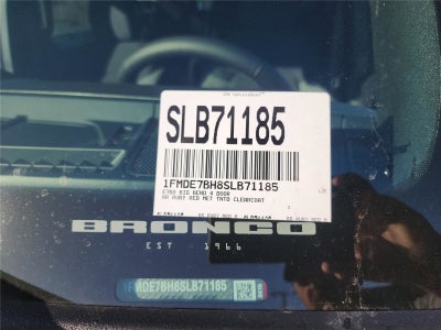 2025 Ford Bronco Big Bend