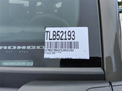 2026 Ford Bronco Big Bend