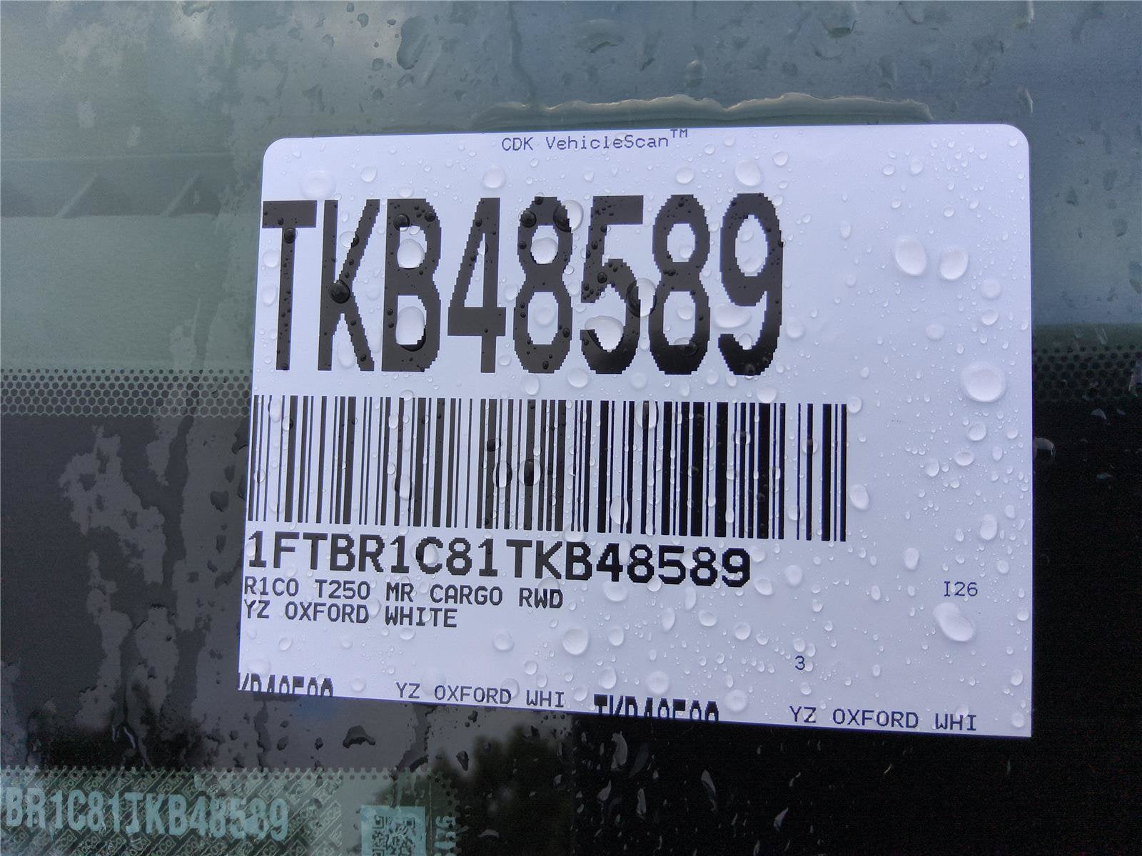 2026 Ford Transit Cargo Van Base