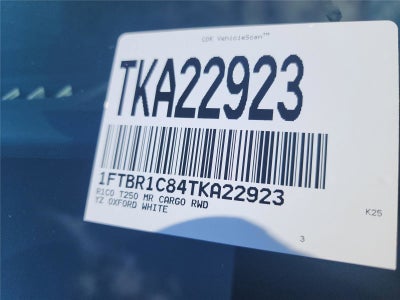 2026 Ford Transit Cargo Van T-250 148" Med Rf 9150 GVWR RWD