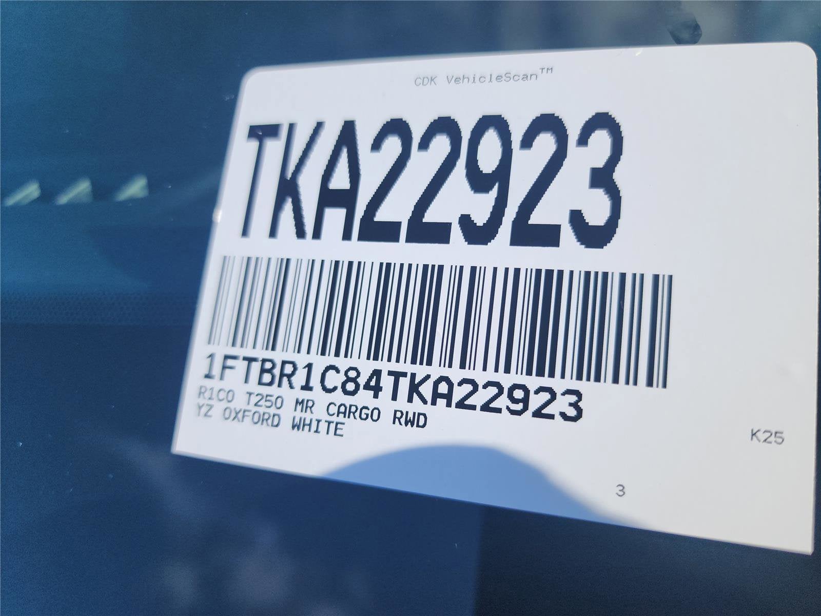 2026 Ford Transit Cargo Van T-250 148" Med Rf 9150 GVWR RWD