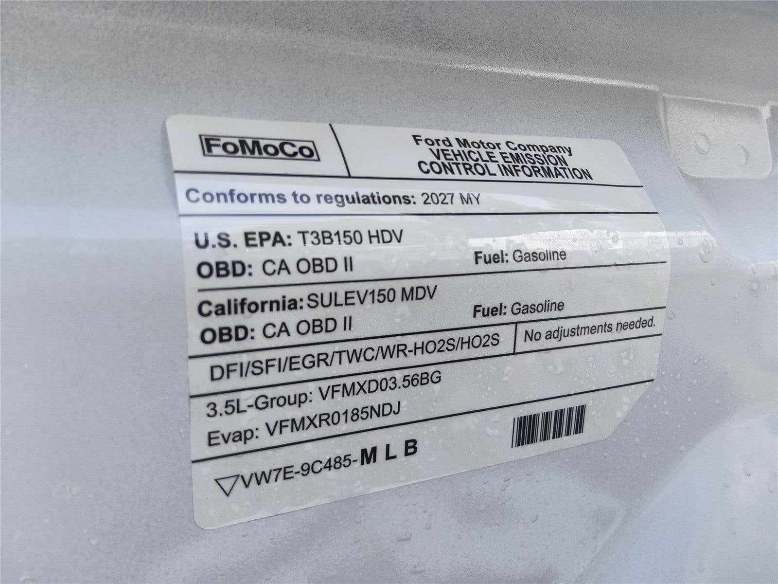 2027 Ford Transit Cargo Van Base