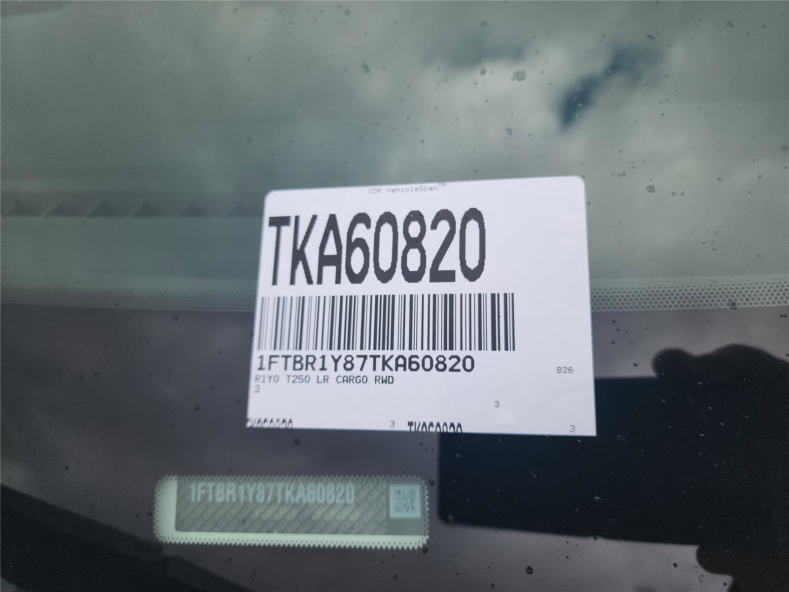 2026 Ford Transit Cargo Van T-250 130" Low Rf 9150 GVWR RWD