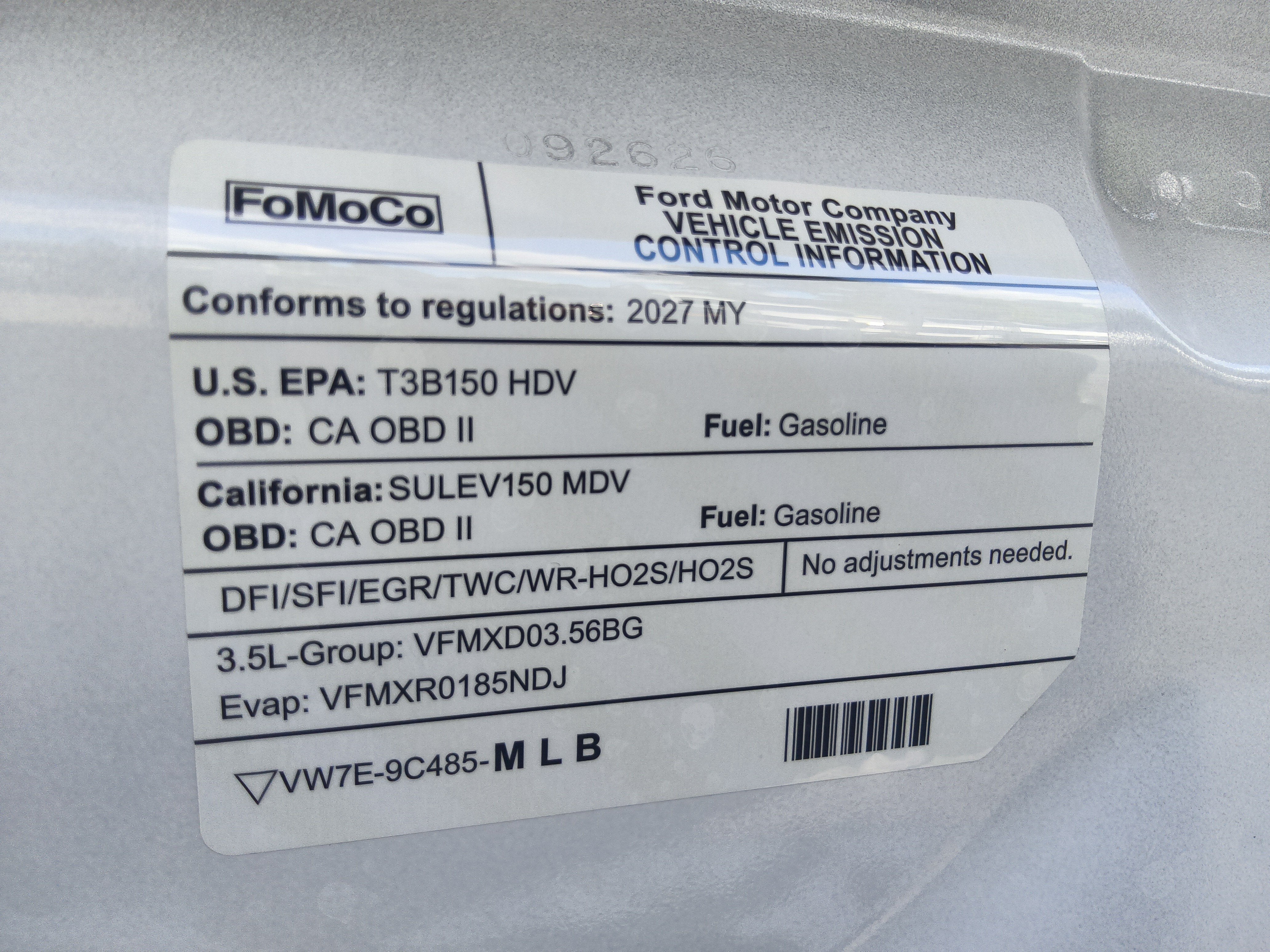 2027 Ford Transit Cargo Van Base