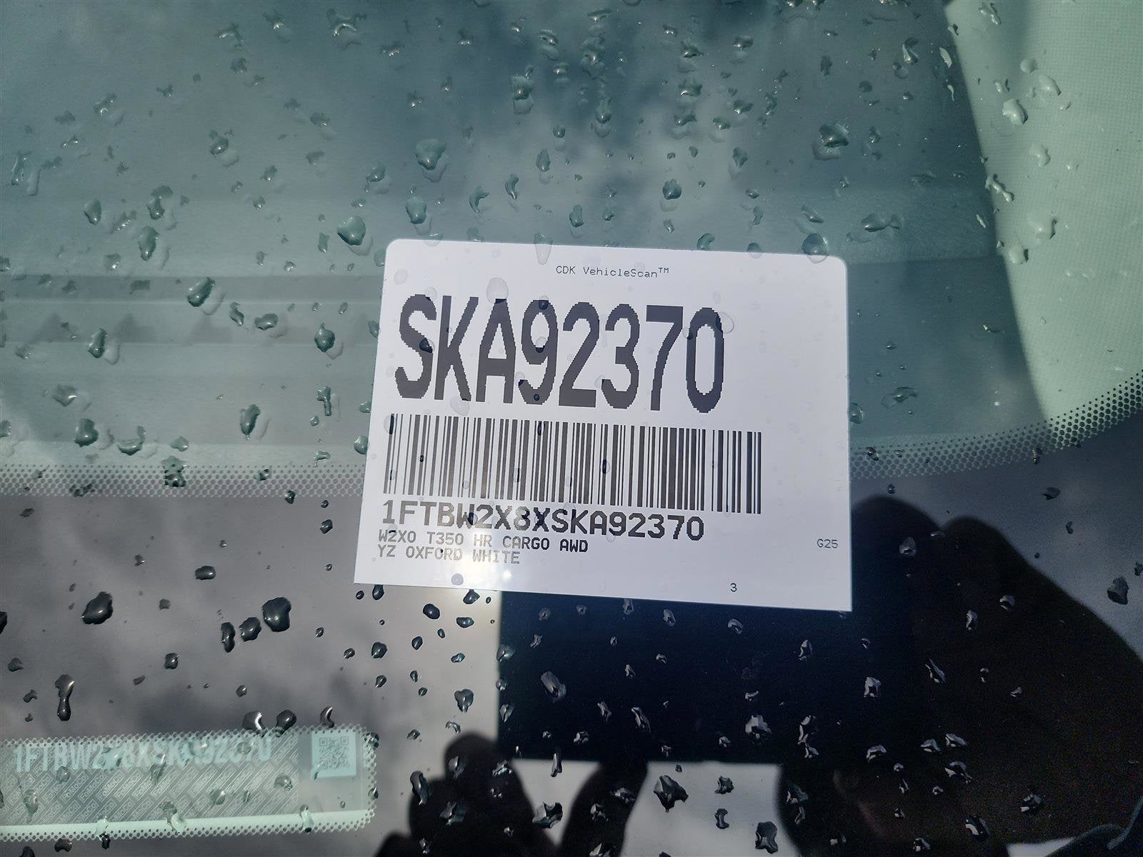 2025 Ford Transit Cargo Van T-350 148" Hi Rf 9500 GVWR AWD