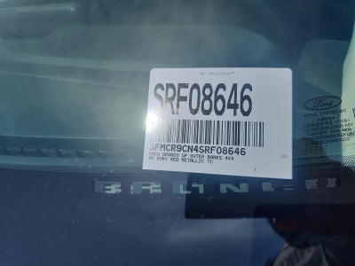 2025 Ford Bronco Sport Outer Banks