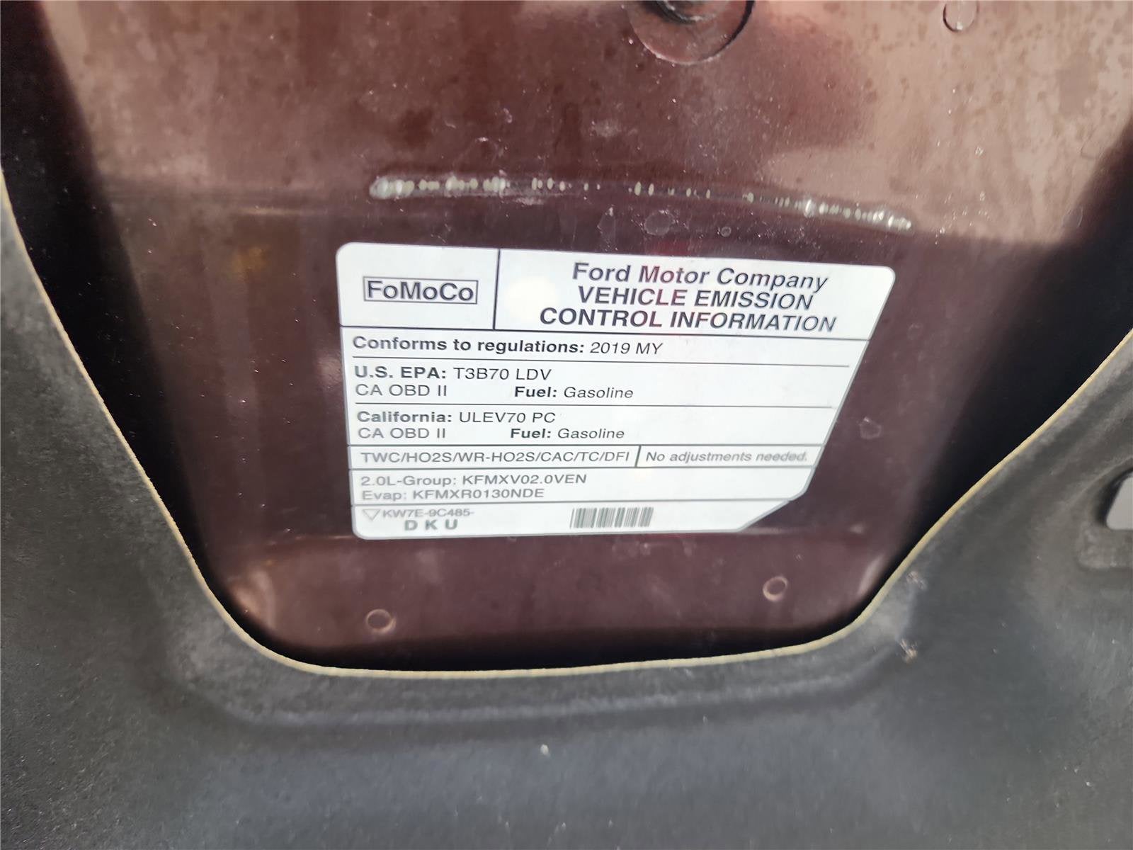 2019 Lincoln MKZ Standard