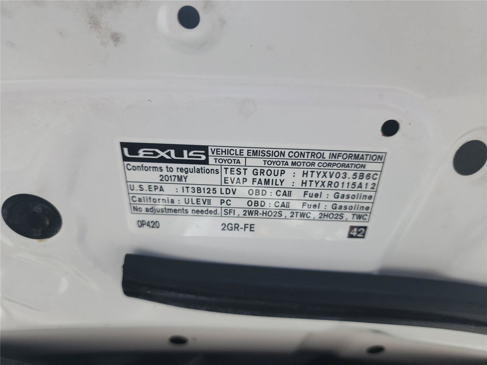 2017 Lexus ES ES 350